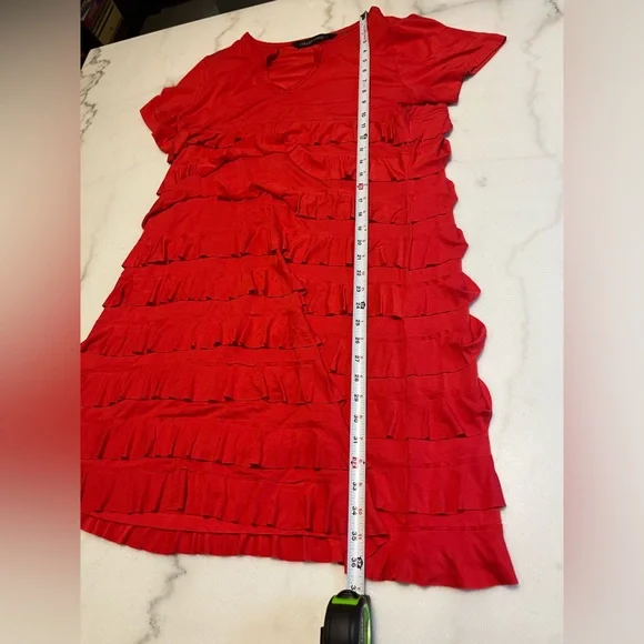 Colleen Lopez Empire Dress with Ruffle Tiers - Picture 8 of 9